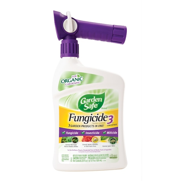 Garden Safe Fungicide3 Organic Fungicide/Insecticide/Miticide Liquid 28 oz HG-93197 - main